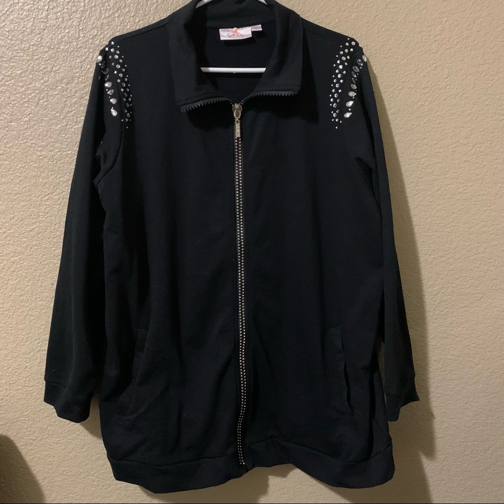 Rhinestone Shoulder Jacket